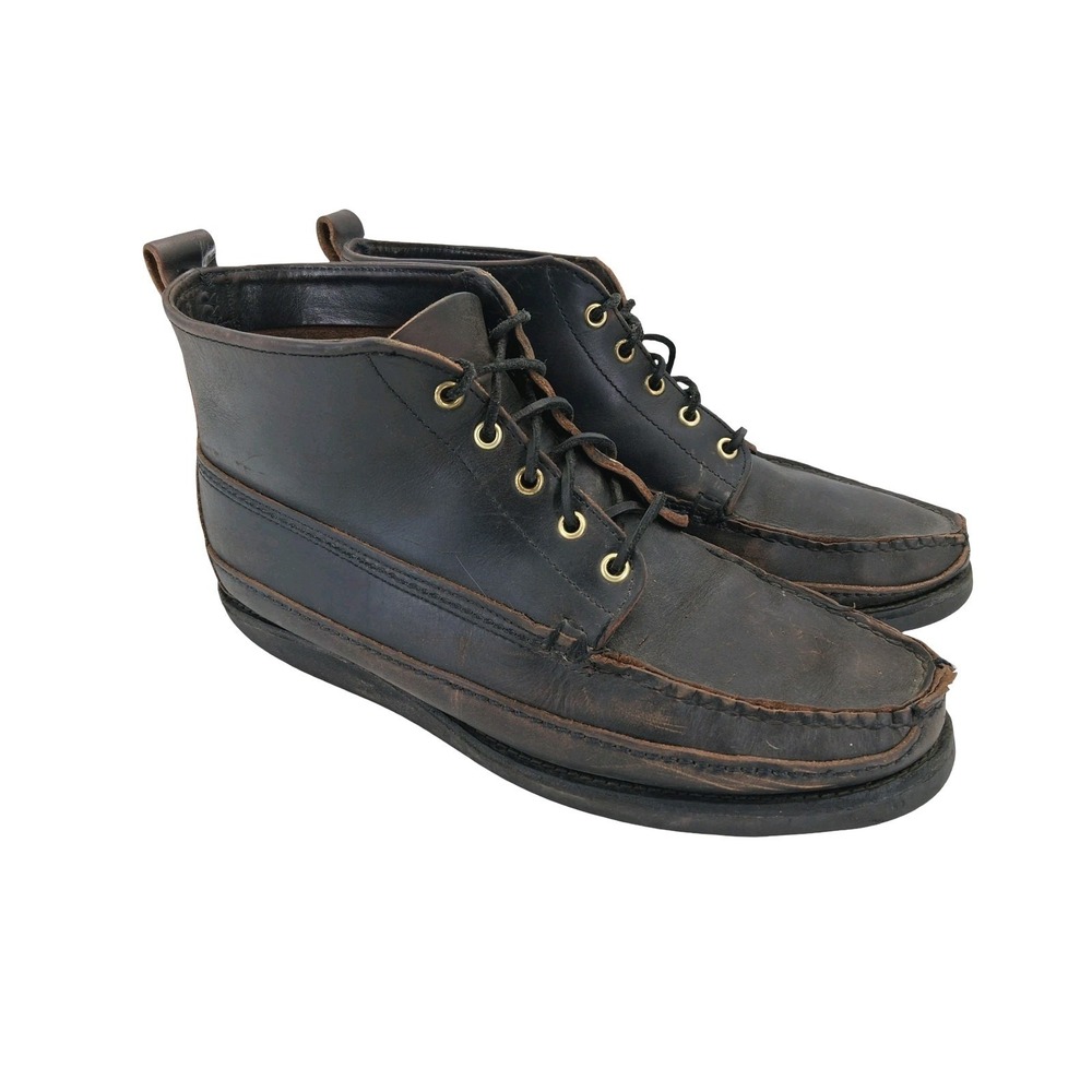 Filson Boots Mens Size 13 Brown Leather Moc Toe Vibram Chukka Ankle Boots